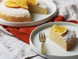 Vegan Orange Polenta Cake