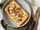 Vegan Pear and Blue Cheese Tarts