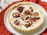 Vegan Plum and Custard Tart