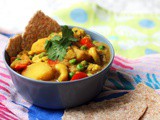 Vegan Potato, Cauliflower and Cashew Nut Korma