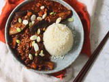 Vegan Sichuan Style Braised Aubergine