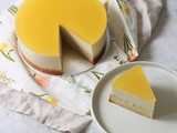 Vegan White Chocolate and Lemon Mousse Cake