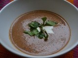 Spicy Black Bean, Coconut and Lime Soup