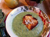 To enter a theatre for a performance is to be inducted into a magical space, to be ushered into the sacred arena of the imagination. ― Simon Callow and Broccoli Blue Cheese Soup with Garlic Toast
