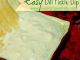 Easy Game Day Recipe Dill Pickle Dip
