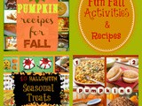 Fun Fall Recipes and linky