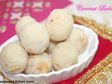 Coconut laddu / Thengai laddu recipe with milk