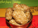Wheat Jaggery Dumplings / Godhumai vellam kozhukatai
