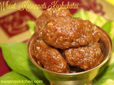 Wheat palm jaggery dumplings / Godhumai karupatti kozhukatai