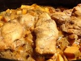 Slow Cooker Balsamic Chicken and Sweet Potatoes