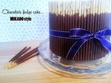 Chocolate fudge cake... Mikado style