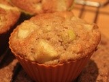 Moist Apple Muffins with Nuts
