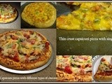 Thin Crust ny Style Pizza with Vegetable toppings - a homemade from Scratch