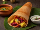 Indian Coffee House Style Masala Dosa – Beetroot & Carrot Filling
