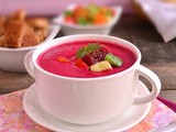 Beetroot Gazpacho for Pink October