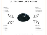 Fiche Lithothérapie : La Tourmaline Noire