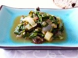 Spicy Chard and prunes – vegan