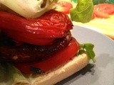 Vegan Burger with mushrooms – fat-free