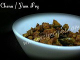 Chena / yam Fry