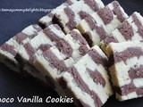 Choco Vanilla cookies