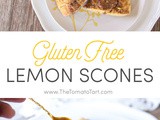 Gluten Free Scones with Lemon and Vanilla Bean