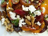 Summer Tomato Salad with Beets, Plums, and Feta