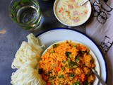 Avakai Oorugai Sadam – Pickled Vegetable Rice
