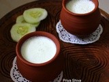 Cucumber Lassi / Cucumber Yogurt Smoothie