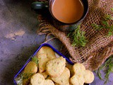 Eggless Dill Leaves Masala Cookies