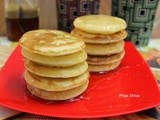 Fluffy Eggless Pancakes