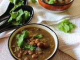 Kala Chana Shorba / Black Chickpeas Soup