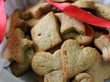 Peanut Butter Honey and Almond Shortbread cookies