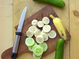 Vegan Whole Wheat Cucumber Banana Muffins