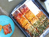 Healthy Homemade Rainbow Pizza