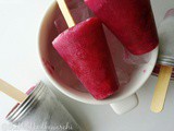 Pomegranate Popsicles – For this hot rainy season