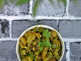 Aloo Bindi | Spicy Potatoes with Okra