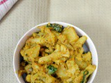 Aloo Gobhi | Easy Cauliflower Potato Curry {Version 2}