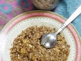 Aval Kuzhachathu - Rice Flakes with Jaggery and Banana