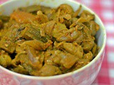 Bhindi Do Pyaza ~ Okra Onion Stir Fry
