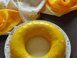 Classic Yellow Cake with Mango Glaze