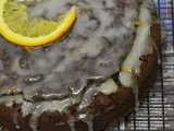 Dark Chocolate Orange Cake with Orange Glaze