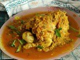 Kozhi Nirachathu ~ Malabar Stuffed Chicken with Gravy