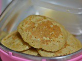 Mini Vegan Wholewheat Pancakes