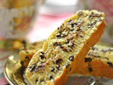 Orange Chocolate Chip Biscotti ~ Guest post for Priya’s Kitchenette