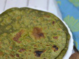 Palak Chapathi | Spinach Flatbread