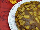 Pineapple Coconut Upside Down Cake - My 32nd guest post for Zaiqedaar Pakwan