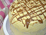 Vanilla Caramel Chocolate Cake | Three Layered Cake