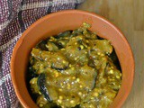 Vazhuthananga Upperi/ Mezhukupuratti ~ Malabar Eggplant Stir Fry