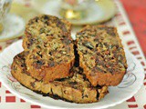 Vegan Banana Bread with Chocolate Chips and Walnut