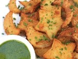 A Secret Recipe - Whimsical Roasted Potatoes with Basil/Chive Dipping Sauce